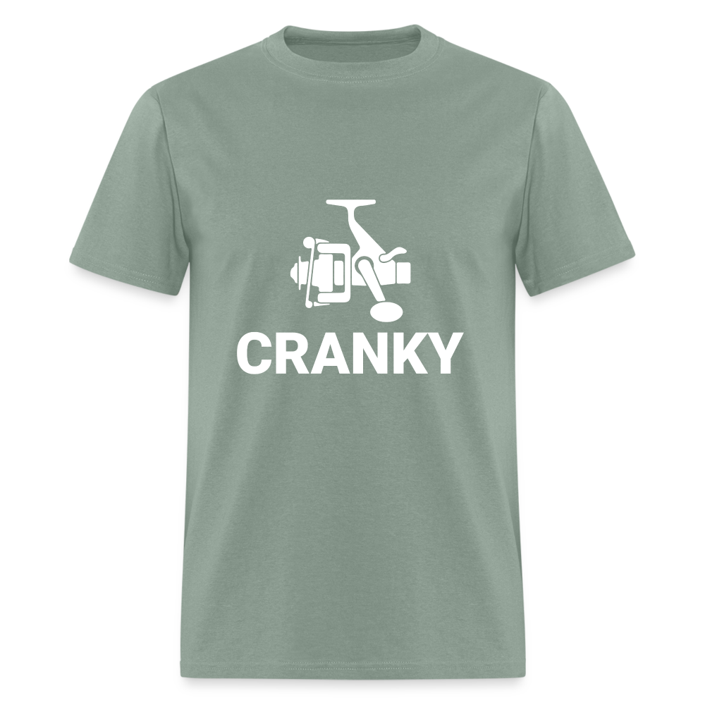 Fishing Cranky T-Shirt - sage