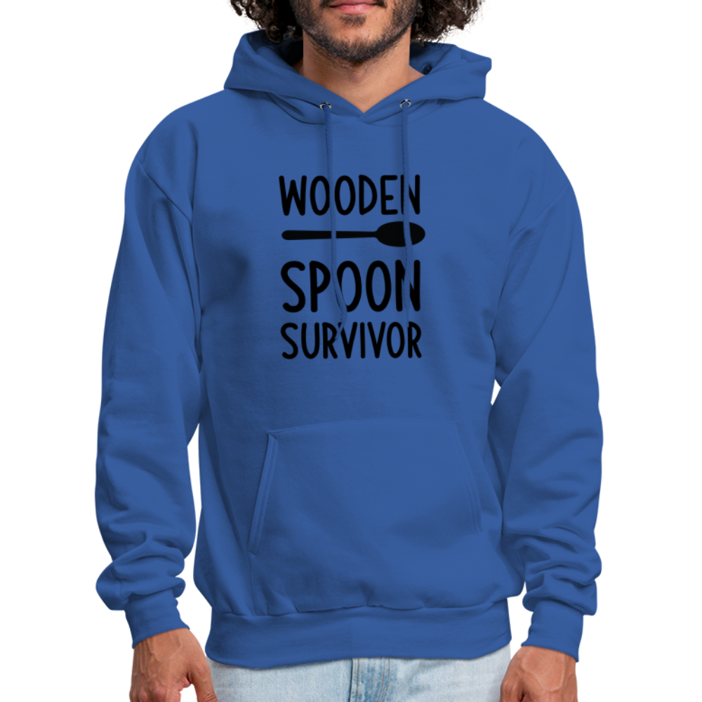 Wooden Spoon Survivor Hoodie - royal blue