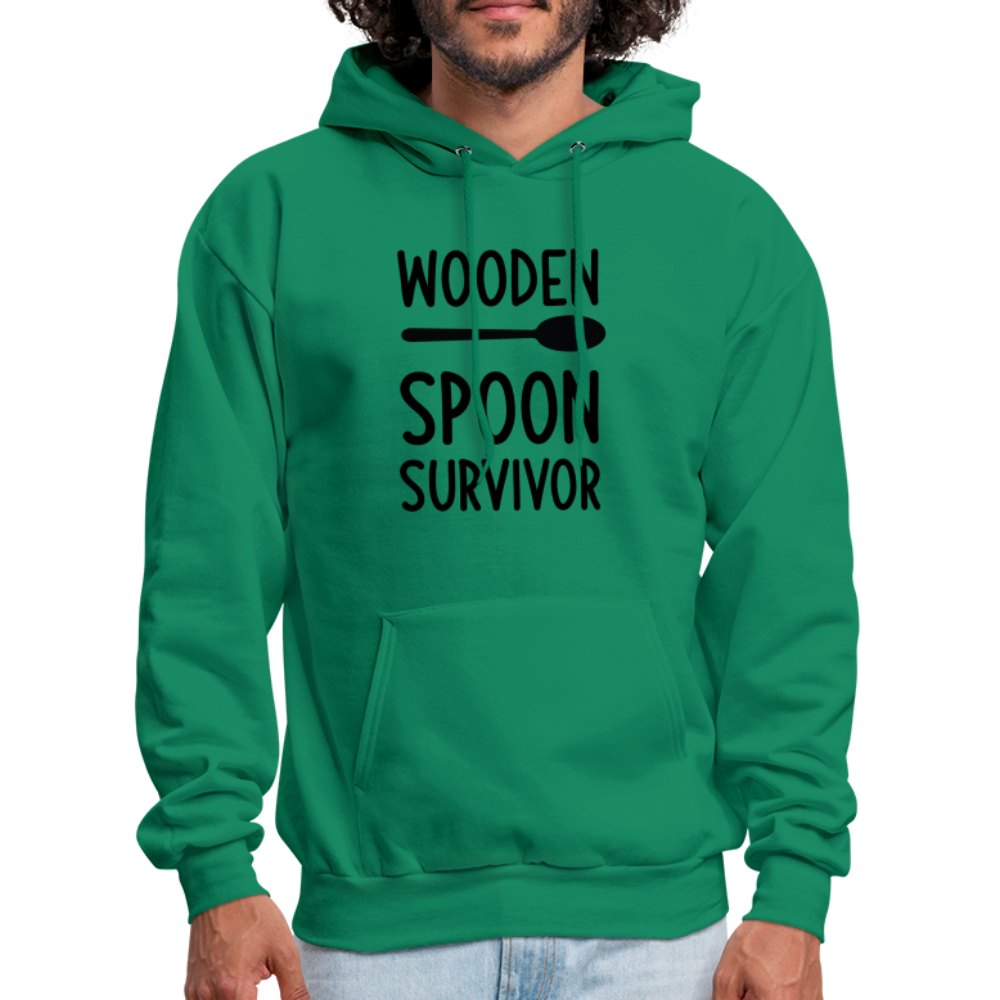 Wooden Spoon Survivor Hoodie - kelly green