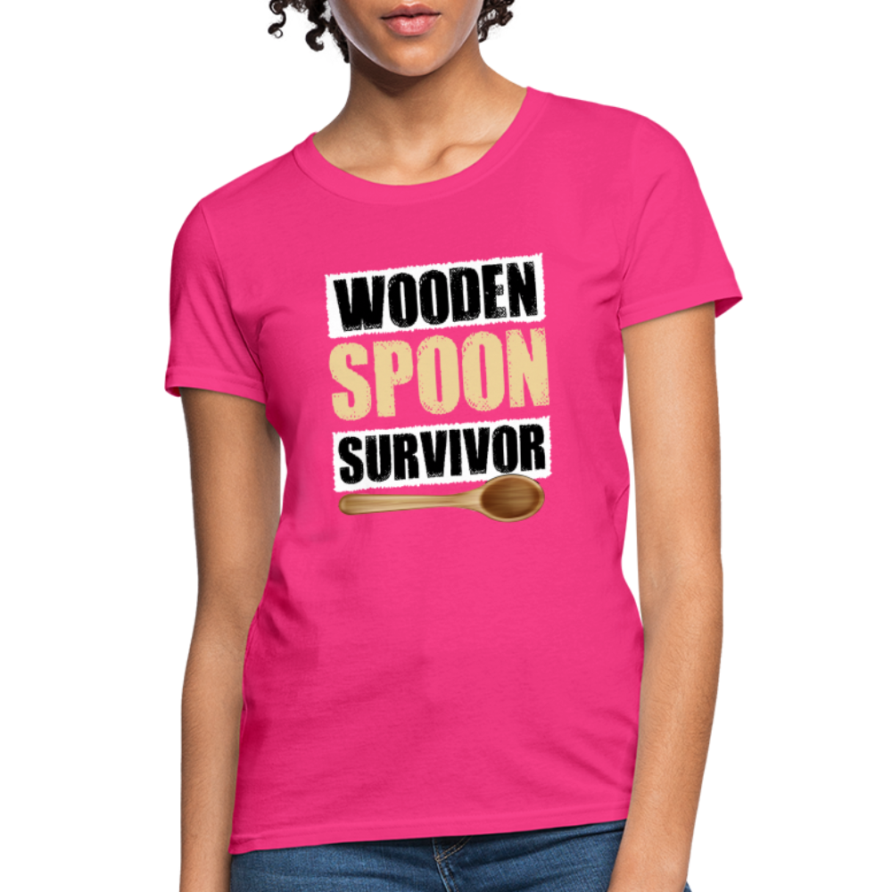Wooden Spoon Survivor Women's T-Shirt - fuchsia