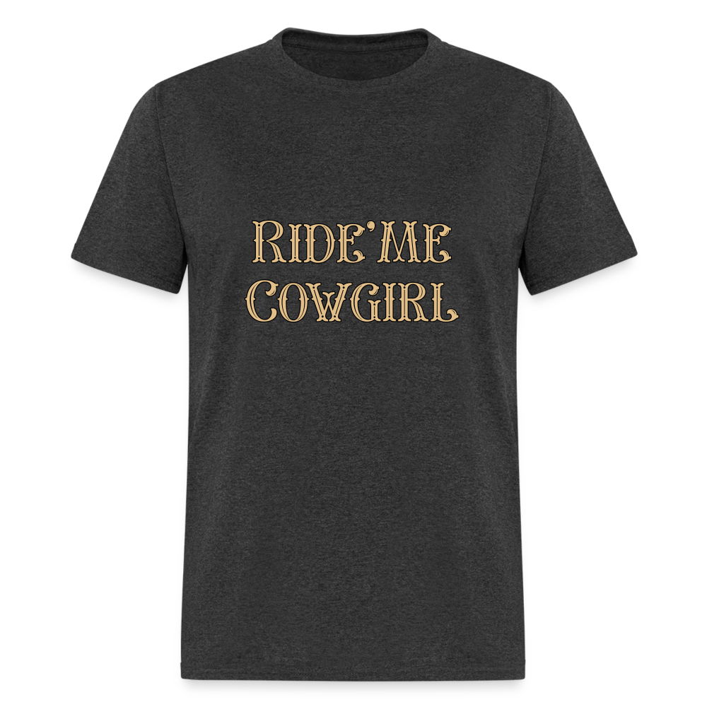 Ride' Me Cowgirl T-Shirt - heather black