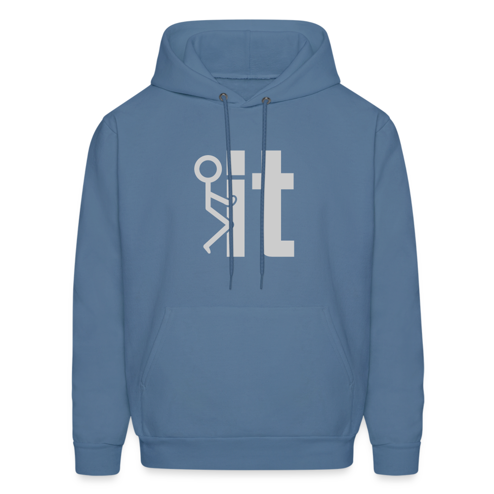 F it Hoodie (Funny & Carefree) - denim blue
