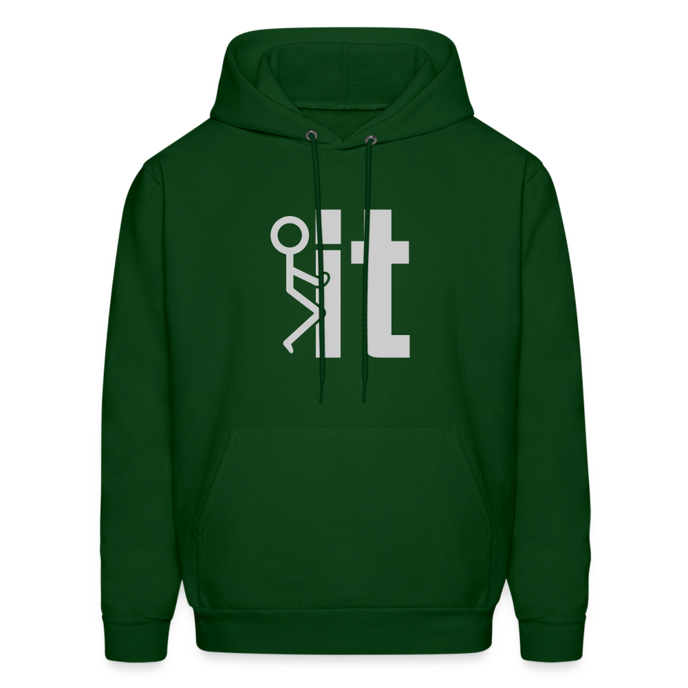 F it Hoodie (Funny & Carefree) - forest green