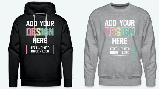 Create Custom Hoodies & Sweatshirts Print Design