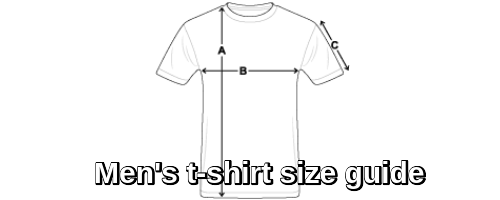 men's t-shirt size guide header