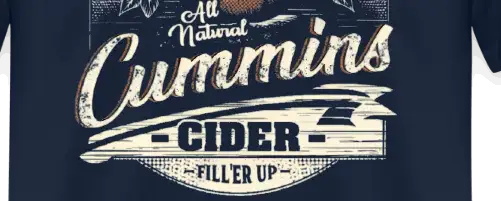 Cummins Cider T-Shirt and Hoodies