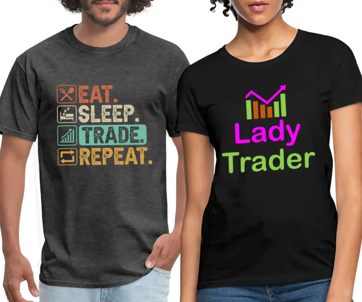 Stock Market and Crypto tshirts