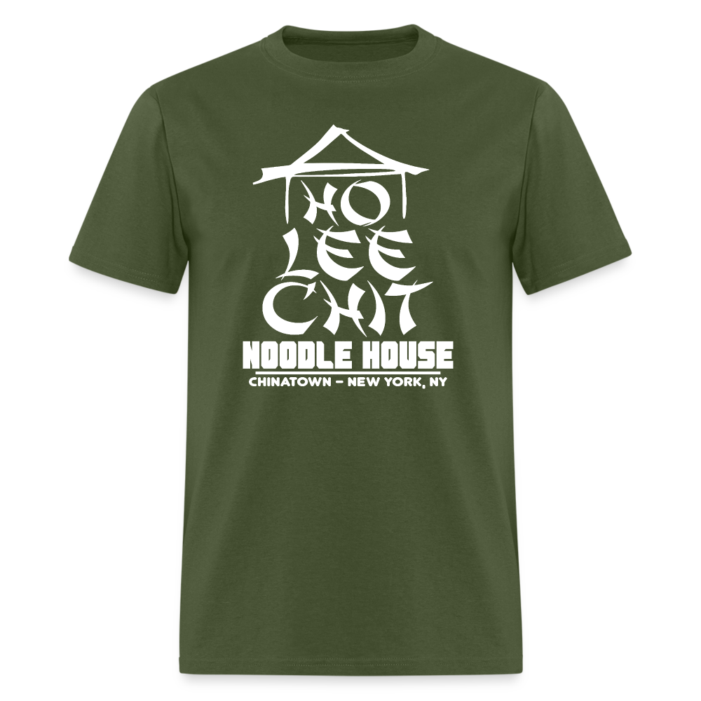 Ho Lee Chit Noodle House (Funny Wordplay) T-Shirt - military green