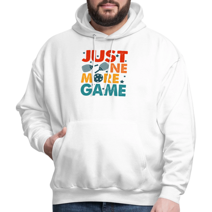 Just One More Game (Pickleball) Hoodie - white