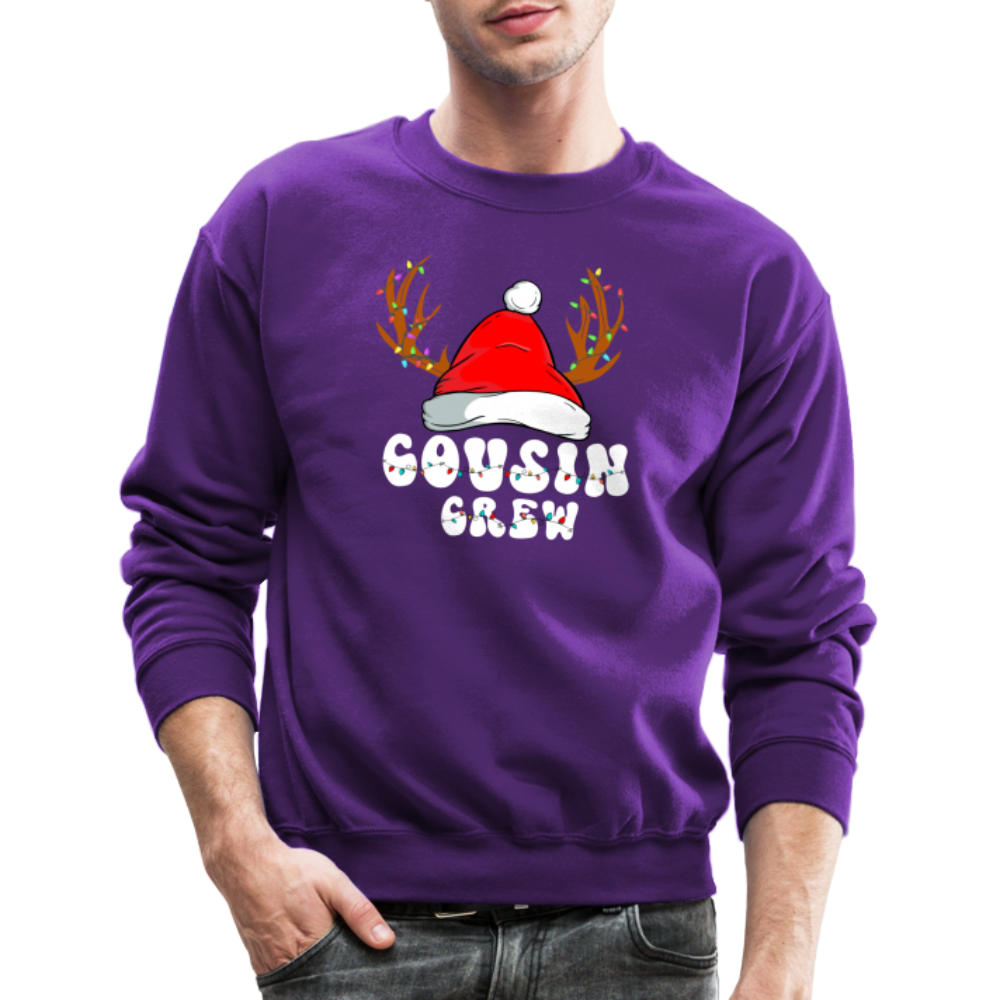 Cousin Crew Christmas Sweatshirt - purple