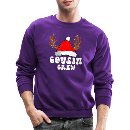 Cousin Crew Christmas Sweatshirt - purple