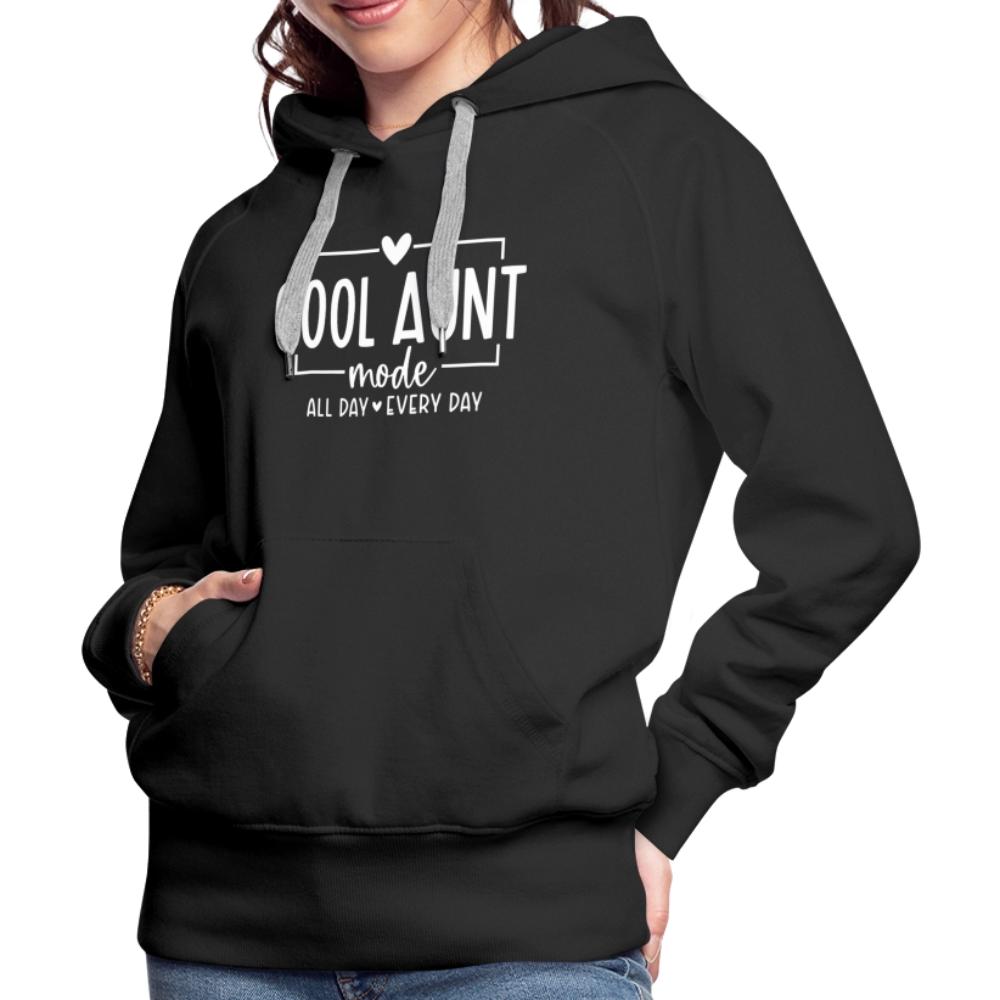 Cool Aunt Mode Women’s Premium Hoodie - black