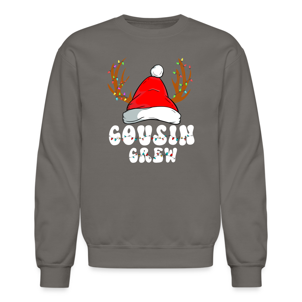 Cousin Crew Christmas Sweatshirt - asphalt gray