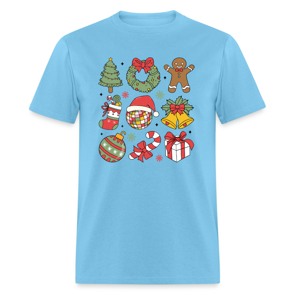 Christmas Holiday Season T-Shirt - aquatic blue