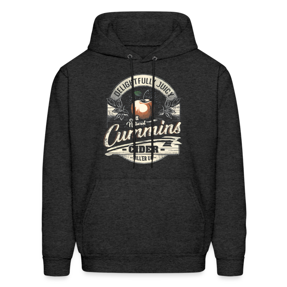 Vintage Cummins Cider (Funny Adult Humor) Hoodie - charcoal grey