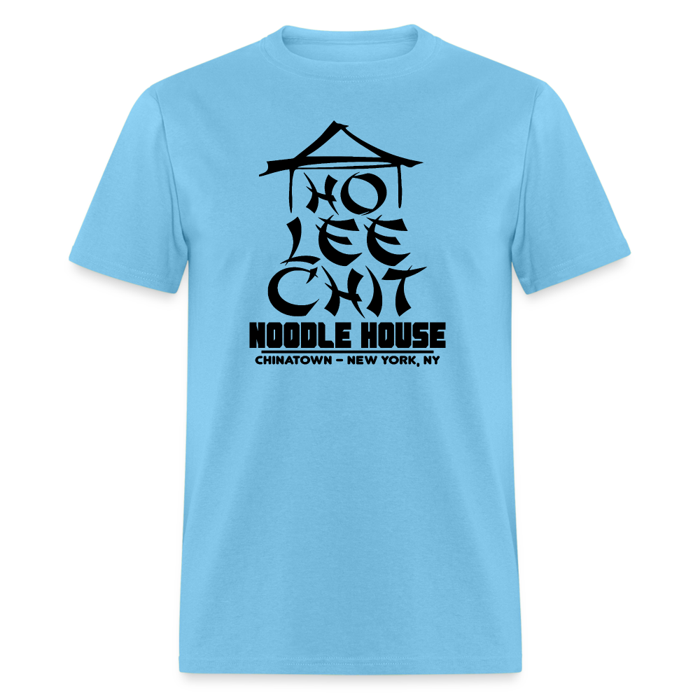 Ho Lee Chit (Noodle House) T-Shirt - aquatic blue