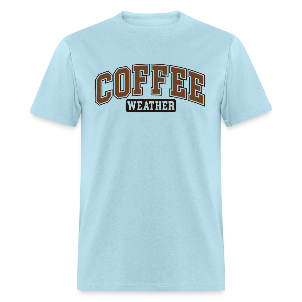 Coffee Weather T-Shirt - powder blue