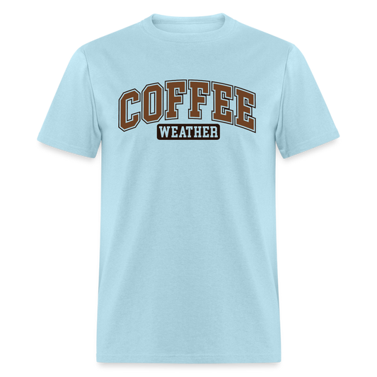 Coffee Weather T-Shirt - powder blue