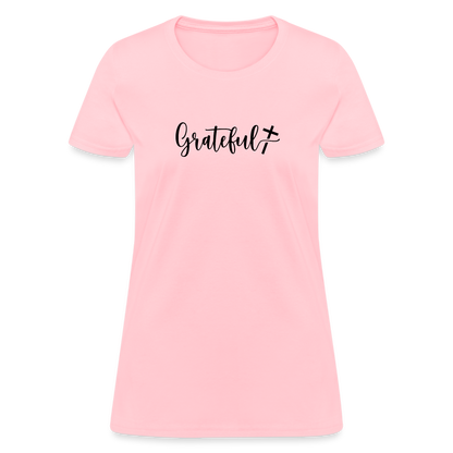 Grateful Women's T-Shirt - pink