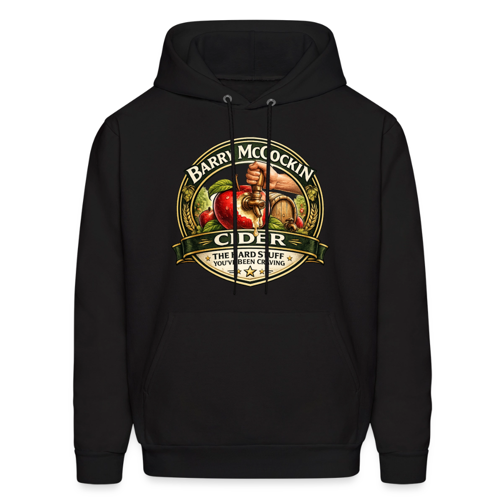 Barry McCockin Cider Funny Graphic Hoodie Color: Black