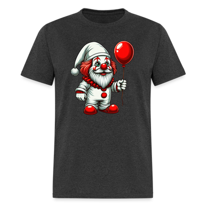 Gnome Clown T-Shirt - heather black