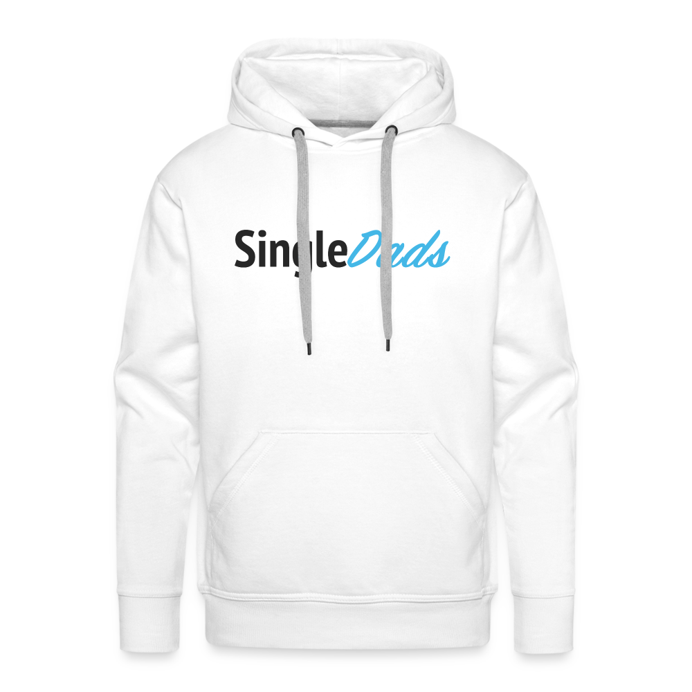 SingleDads Men’s Premium Hoodie - white