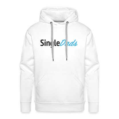 SingleDads Men’s Premium Hoodie - white