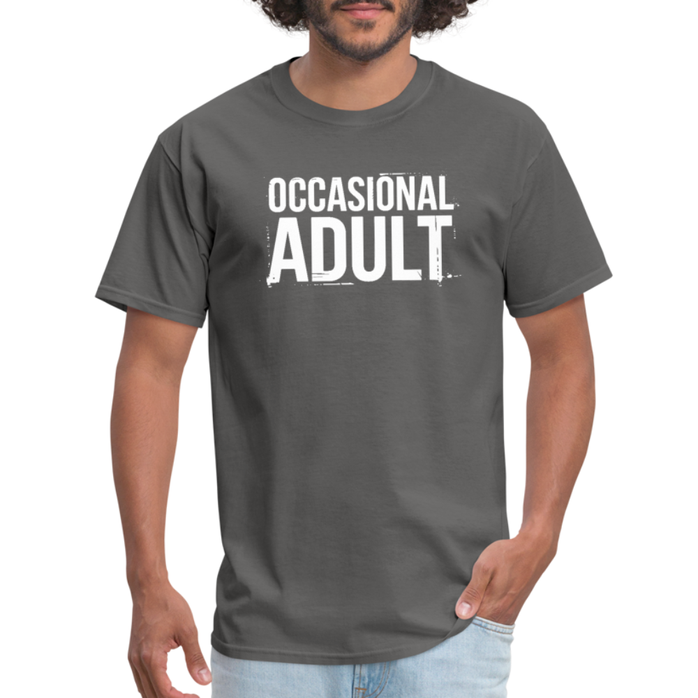 Occasional Adult T-Shirt - charcoal