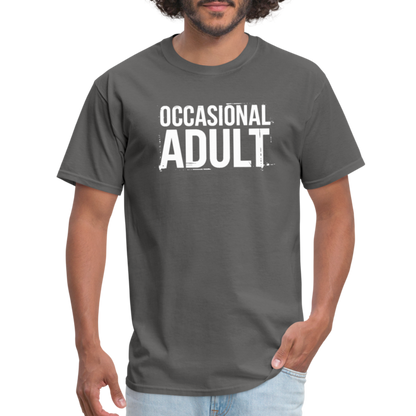 Occasional Adult T-Shirt - charcoal