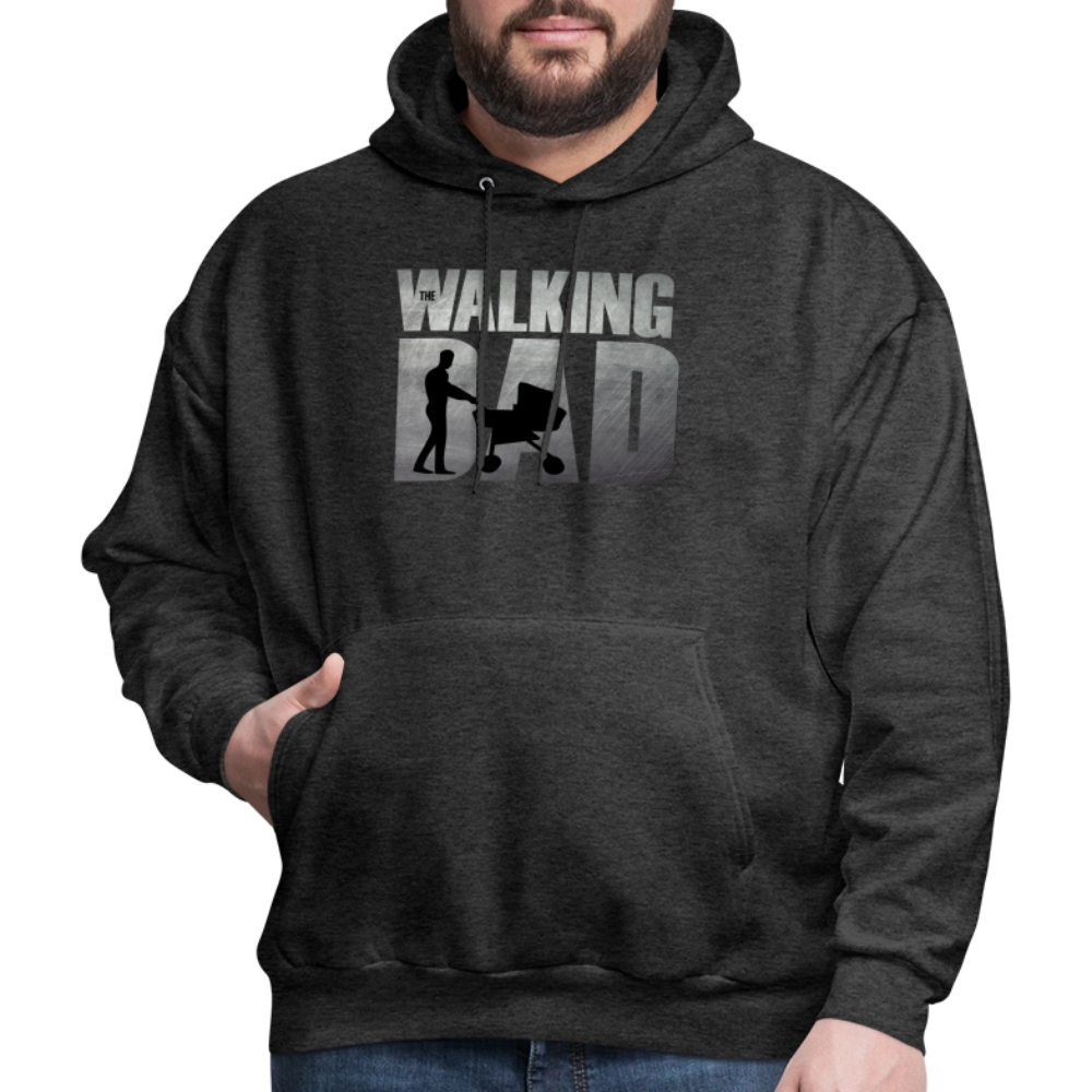 The Walking Dad Hoodie – Funny Zombie Parody with Stroller Graphic in Movie-Inspired Design Color: black
