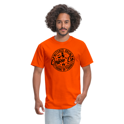 Witches Brew Coffee Co (Halloween) T-Shirt - orange