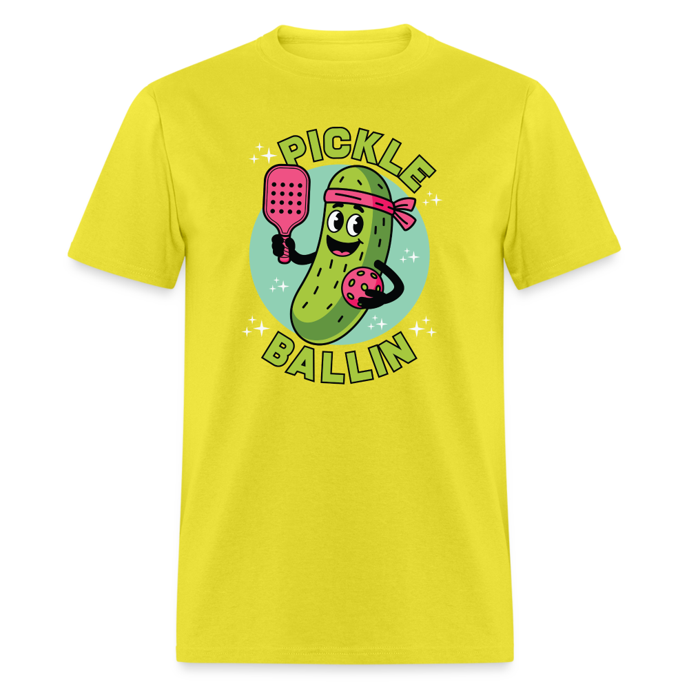 Pickle Ballin T-Shirt - yellow