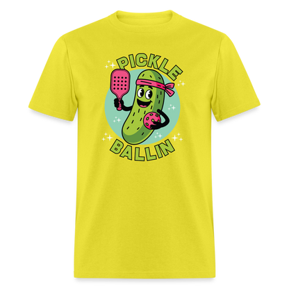 Pickle Ballin T-Shirt - yellow