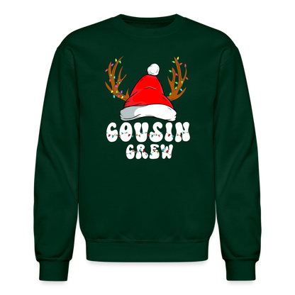 Cousin Crew Christmas Sweatshirt - forest green