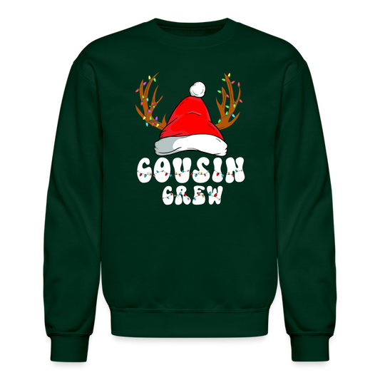 Cousin Crew Christmas Sweatshirt - forest green