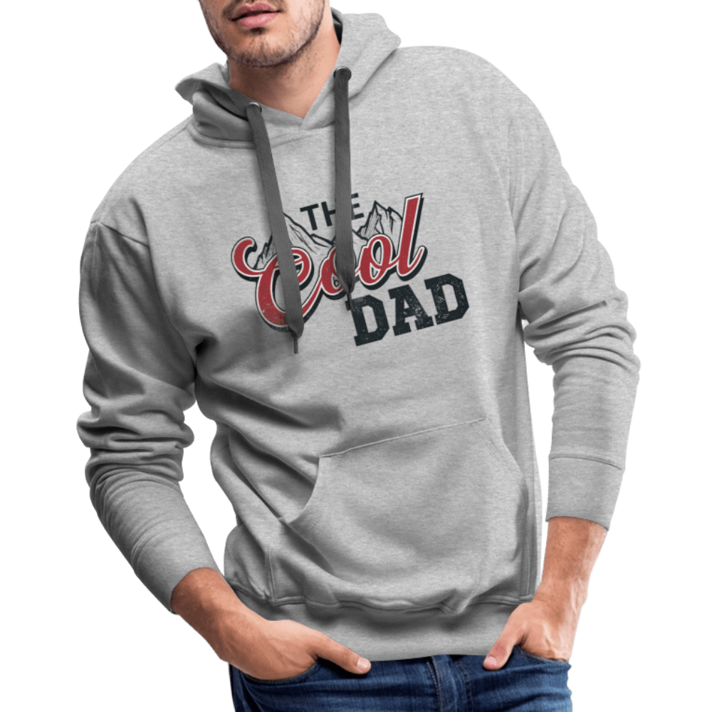 The Cool Dad Men’s Premium Hoodie - heather grey