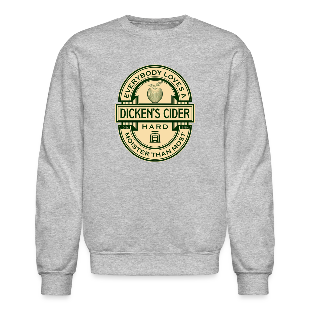 Dicken's Cider Men's Premium Long Sleeve Sweatshirt - heather gray