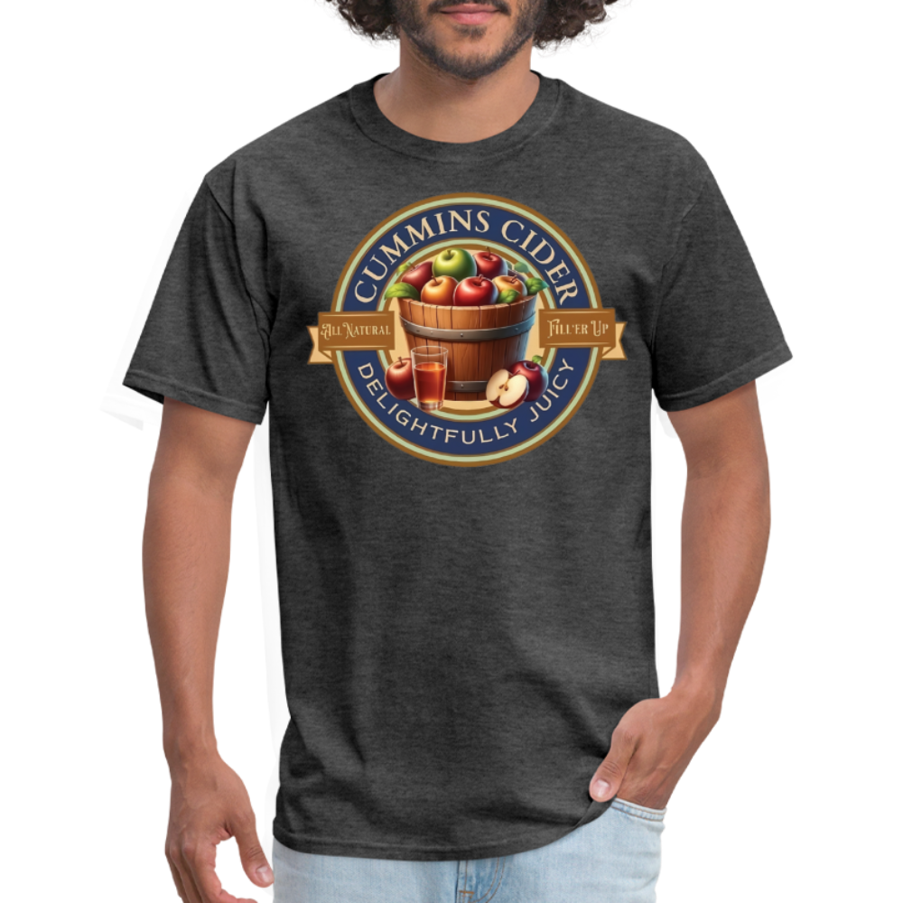 Cummins Cider (Funny Adult Humor) T-Shirt - heather black