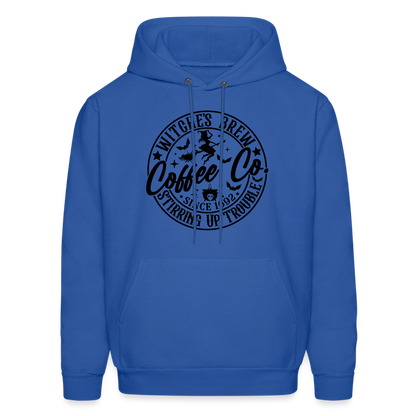 Witches Brew Coffee Co (Halloween) Hoodie - royal blue