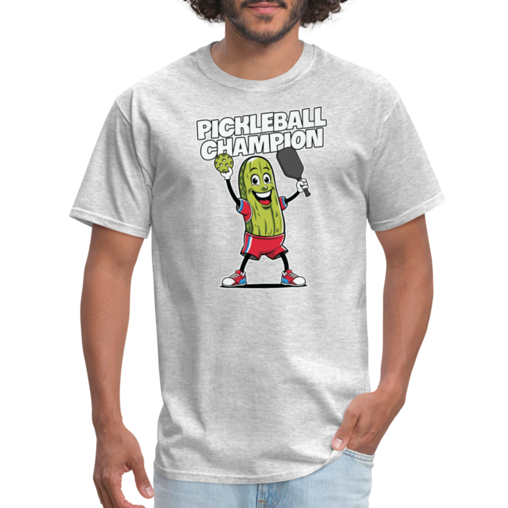 Pickleball Champion T-Shirt - heather gray