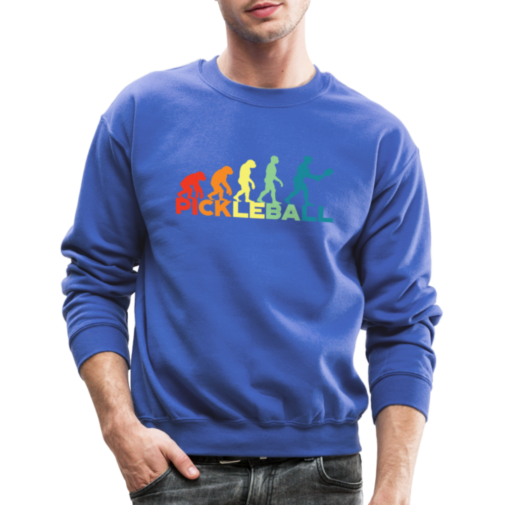 Pickleball Evolution Sweatshirt - royal blue