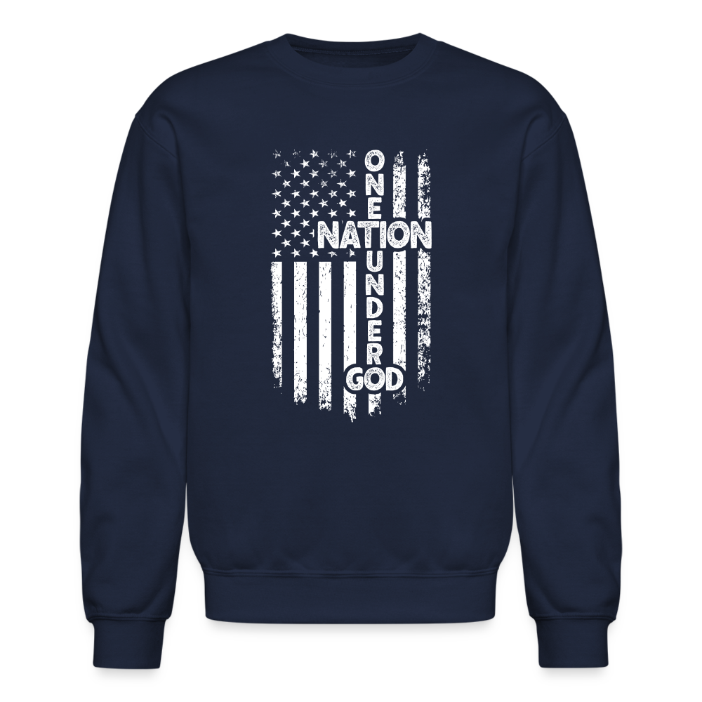 One Nation Under God Sweatshirt - navy