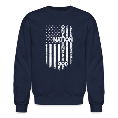 One Nation Under God Sweatshirt - navy