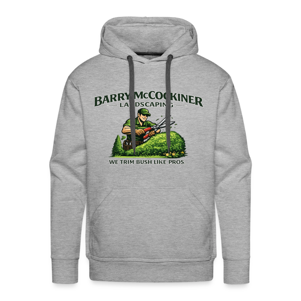 Barry McCockiner Landscaping Funny Hoodie Color: Heather Grey