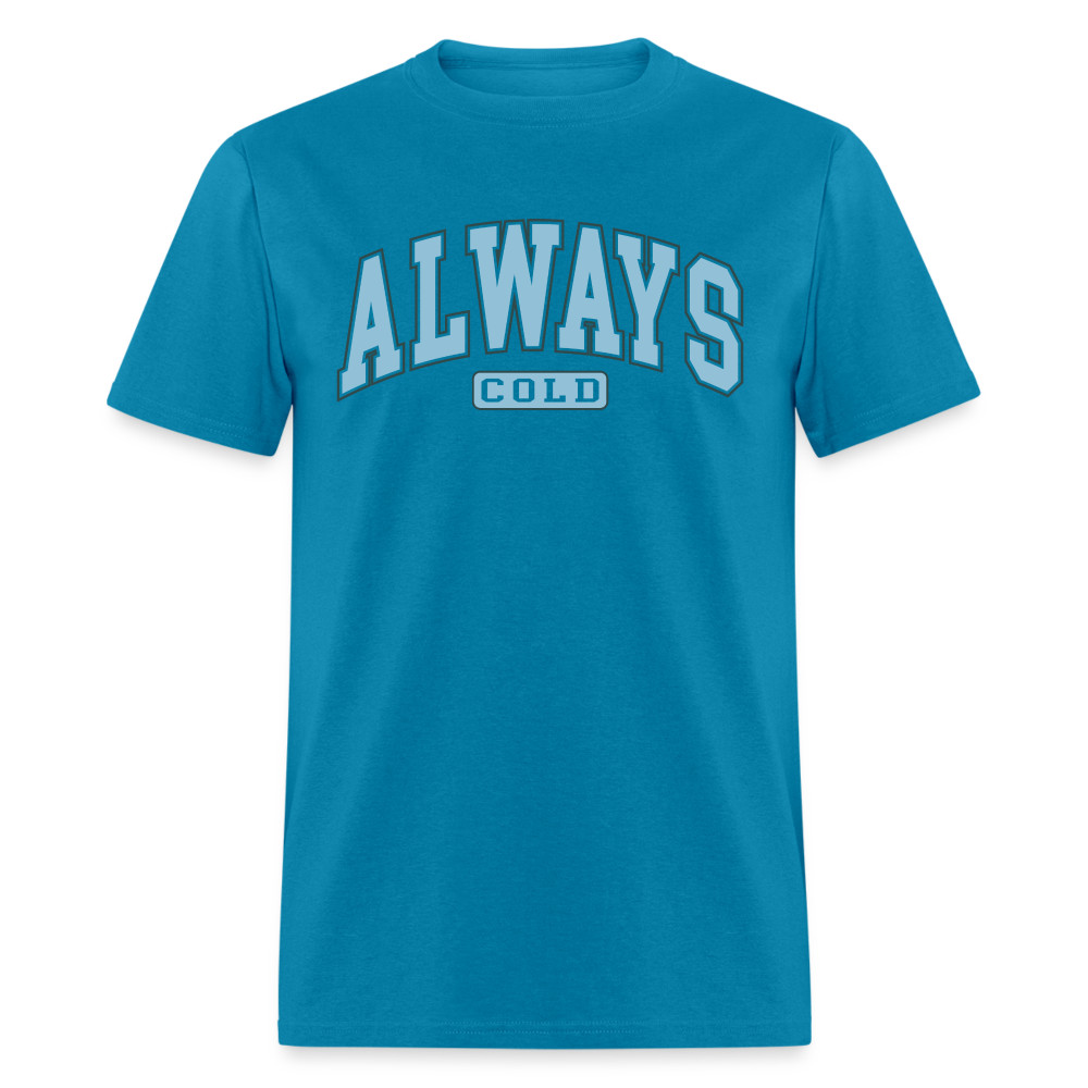 Always Cold T-Shirt - turquoise