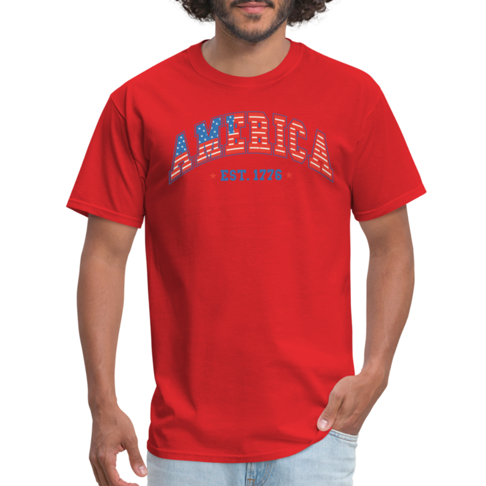 American 1776 T-Shirt - red