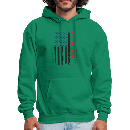 Pickleball Flag Hoodie - kelly green