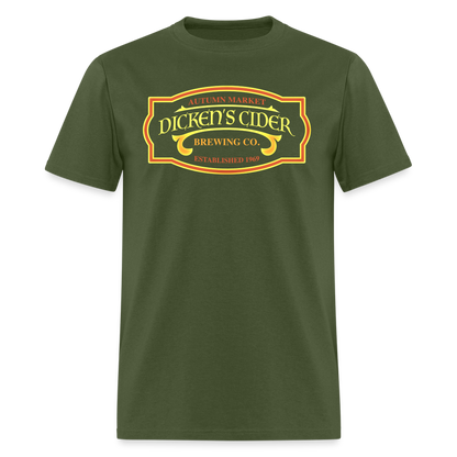 Dicken's Cider Brewing Co T-Shirt - military green