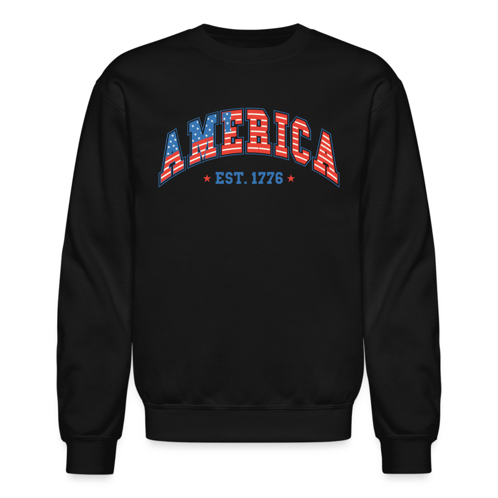 American 1776 Sweatshirt - black