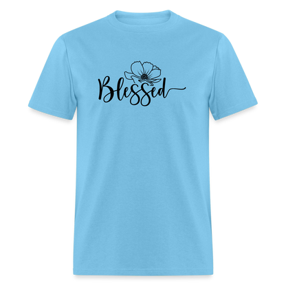 Blessed T-Shirt - aquatic blue